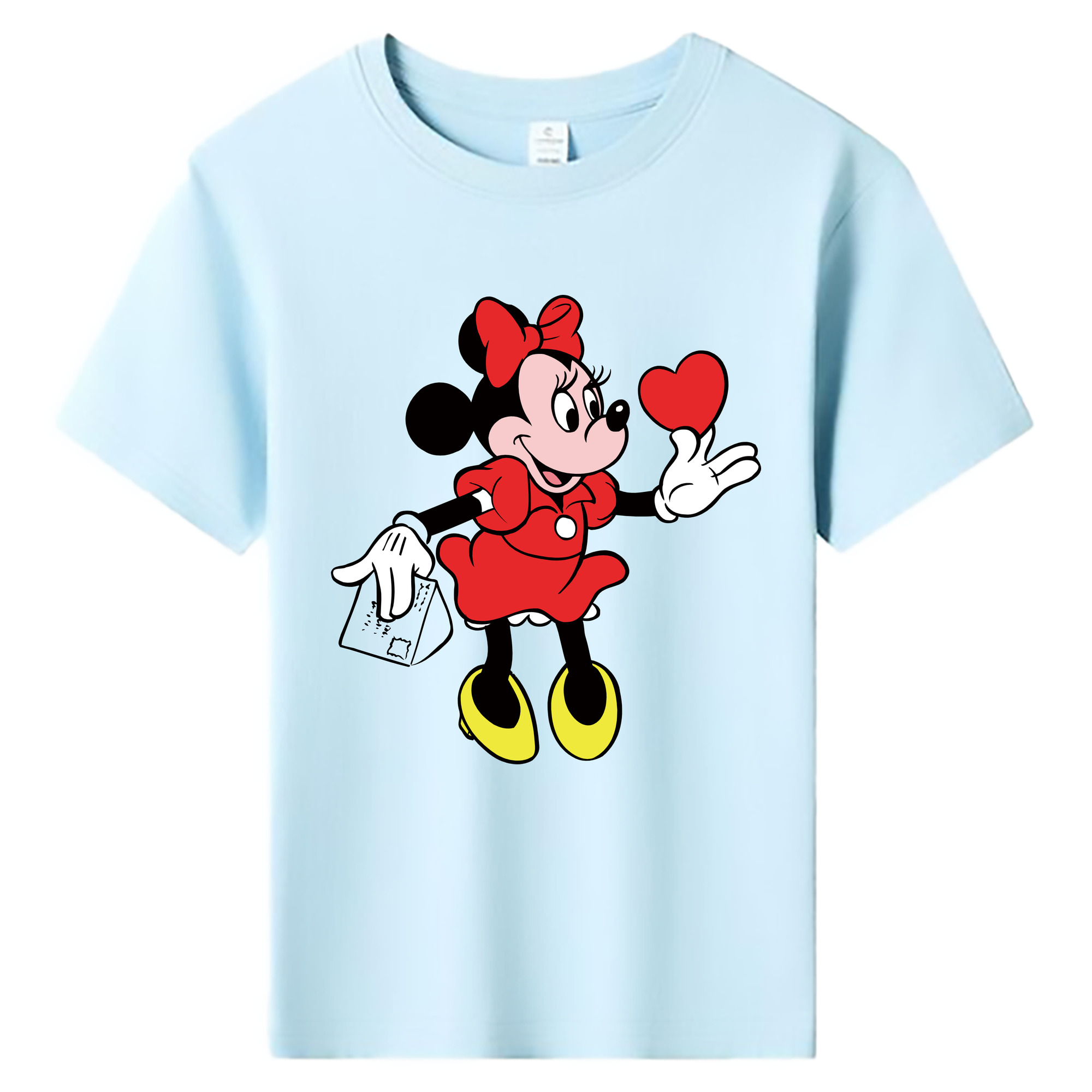 ミッキーマウス Mickey Mouse 綿100％キッズTシャツ（フロントプリント）